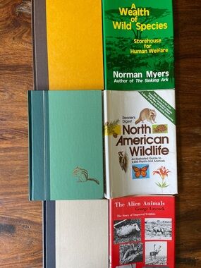 3 Vintage Animals Books: North American Wildlife, Wild Species, Alien Animals